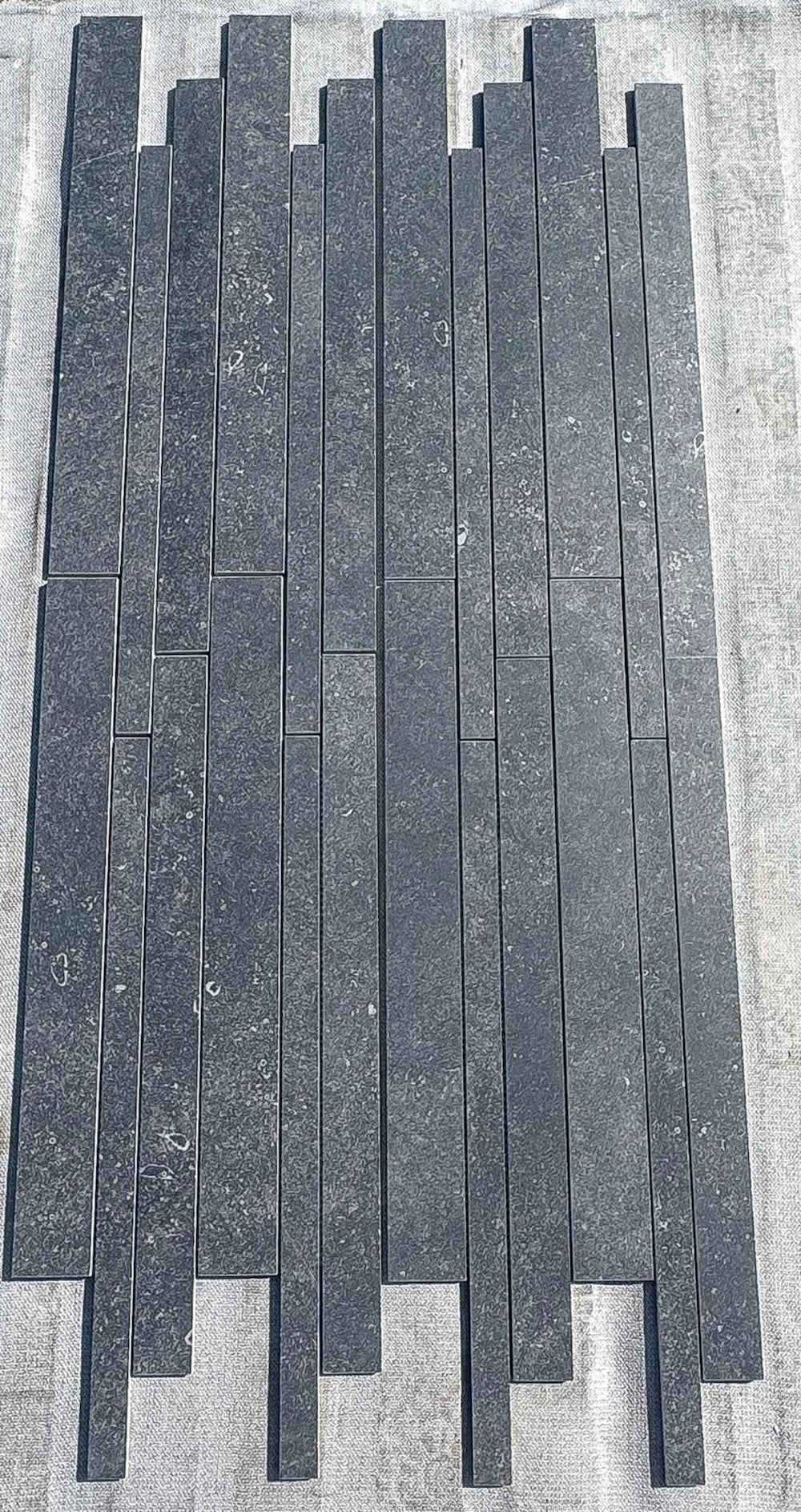 Belgian Stone Black | Mozaïken | 300x600x10mm (300x750mm) | Keramiek