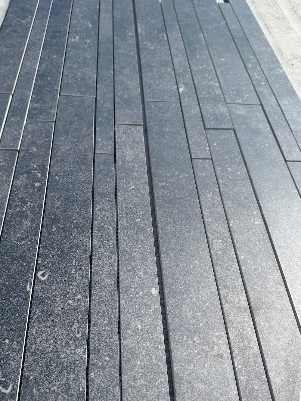 Belgian Stone Black | Mozaïken | 300x600x10mm (300x750mm) | Keramiek