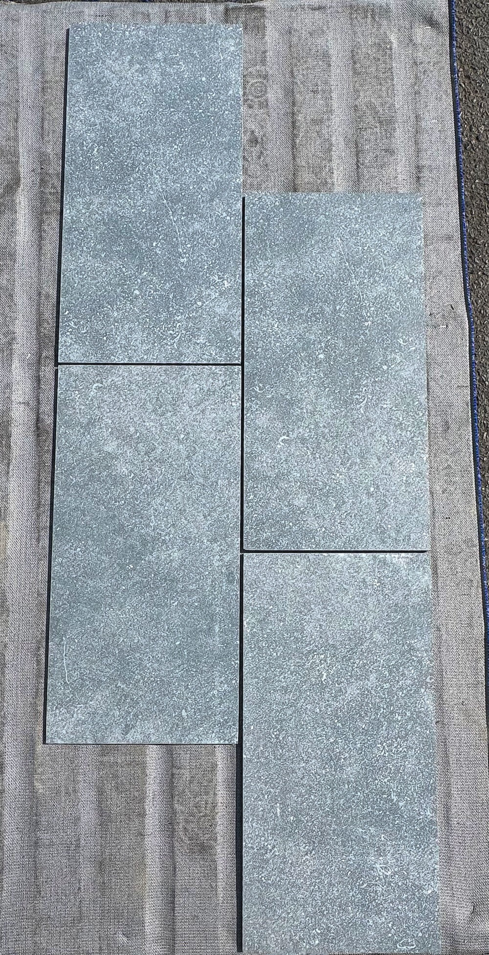 Belgian Stone Black | Mozaïeken | 30x50x10mm (300x300mm) | Keramiek