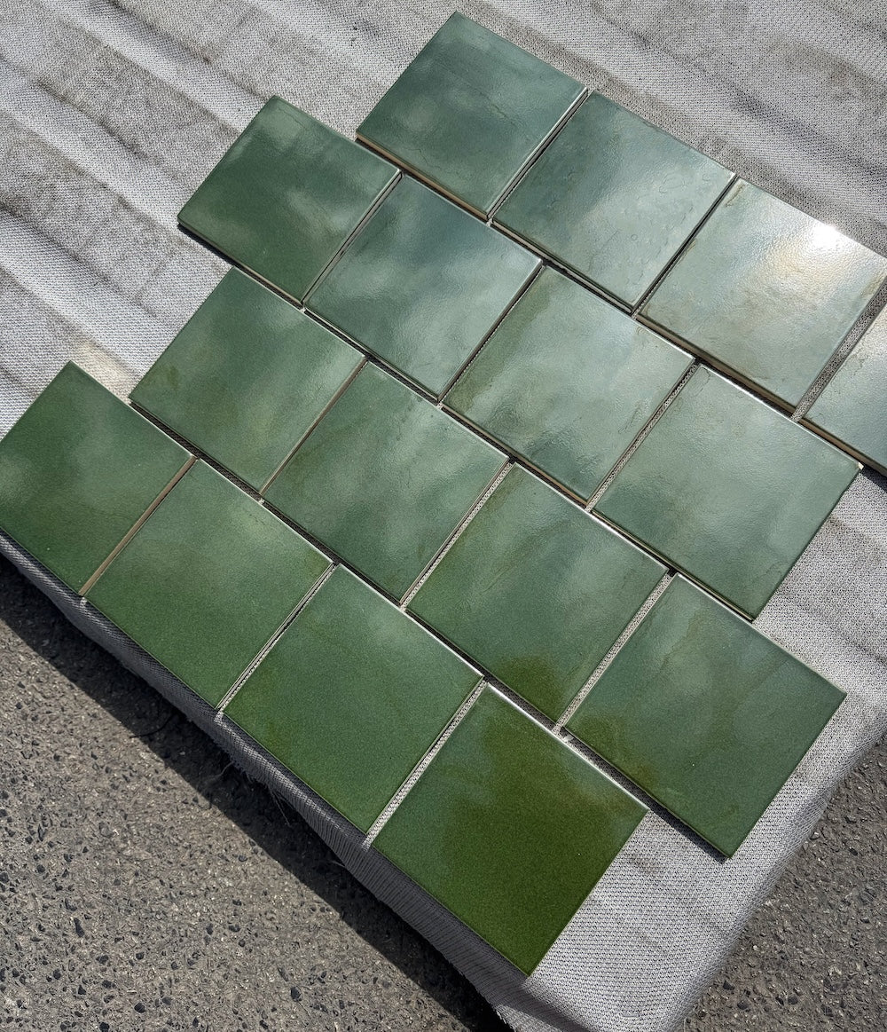 Facade Leaf Glossy hoekstuk | 140x140x10mm | Keramiek