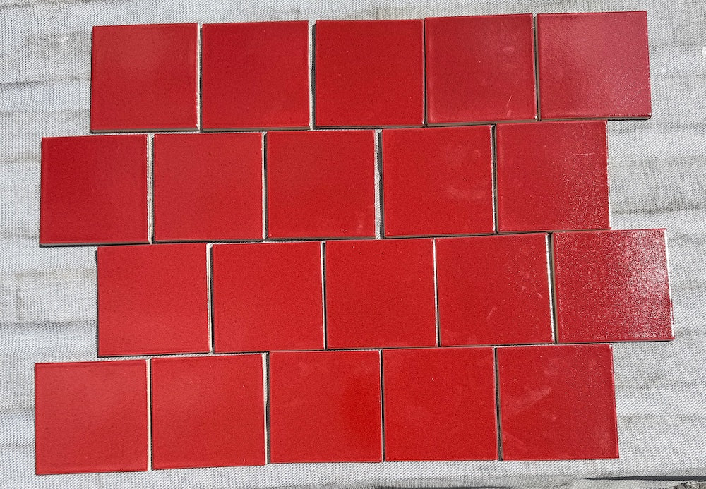 Facade Ruby Glossy | 140x140x10mm | Keramiek
