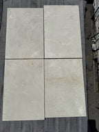 Crema Marfil Select | Gezandstraald | VLx400x20mm | Marmer