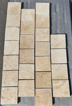 Ivory Crosscut | Ongestopt Venetum | 406x610x30mm | Travertin