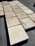 Ivory Crosscut | Ongestopt Venetum | 406x610x30mm | Travertin